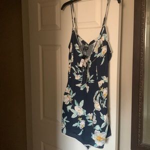 Navy romper